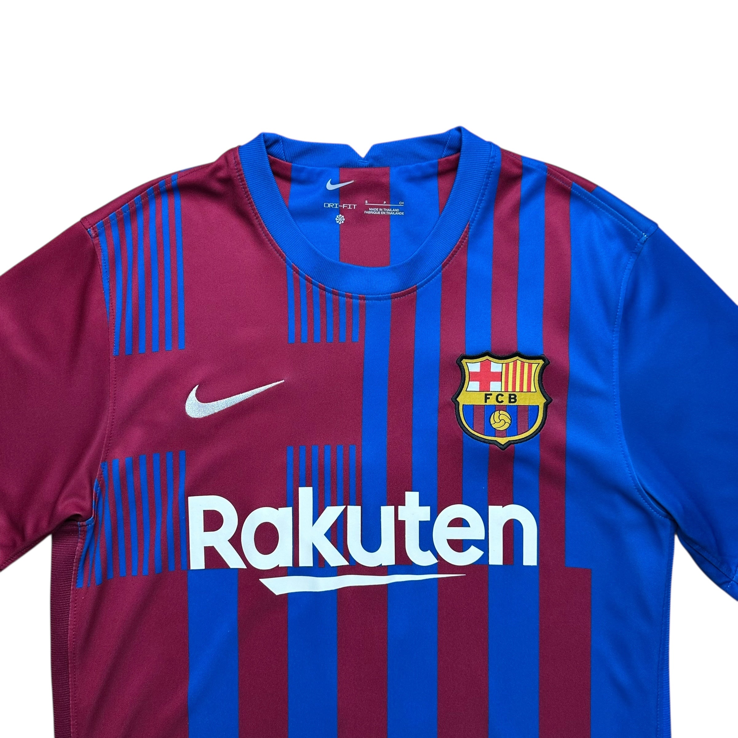 Barcelona 2021-22 Home Shirt (S) O.Dembele #7