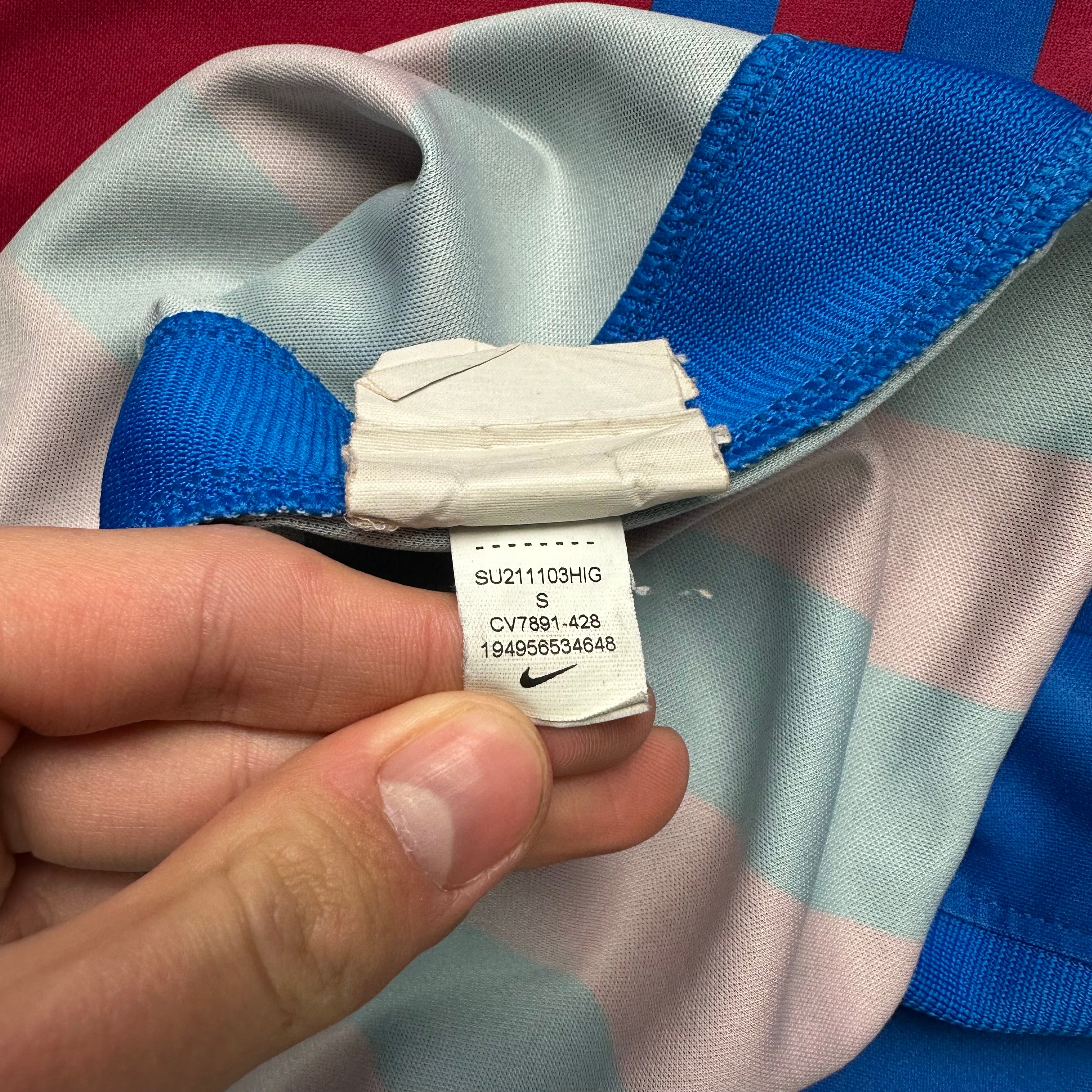 Barcelona 2021-22 Home Shirt (S) O.Dembele #7