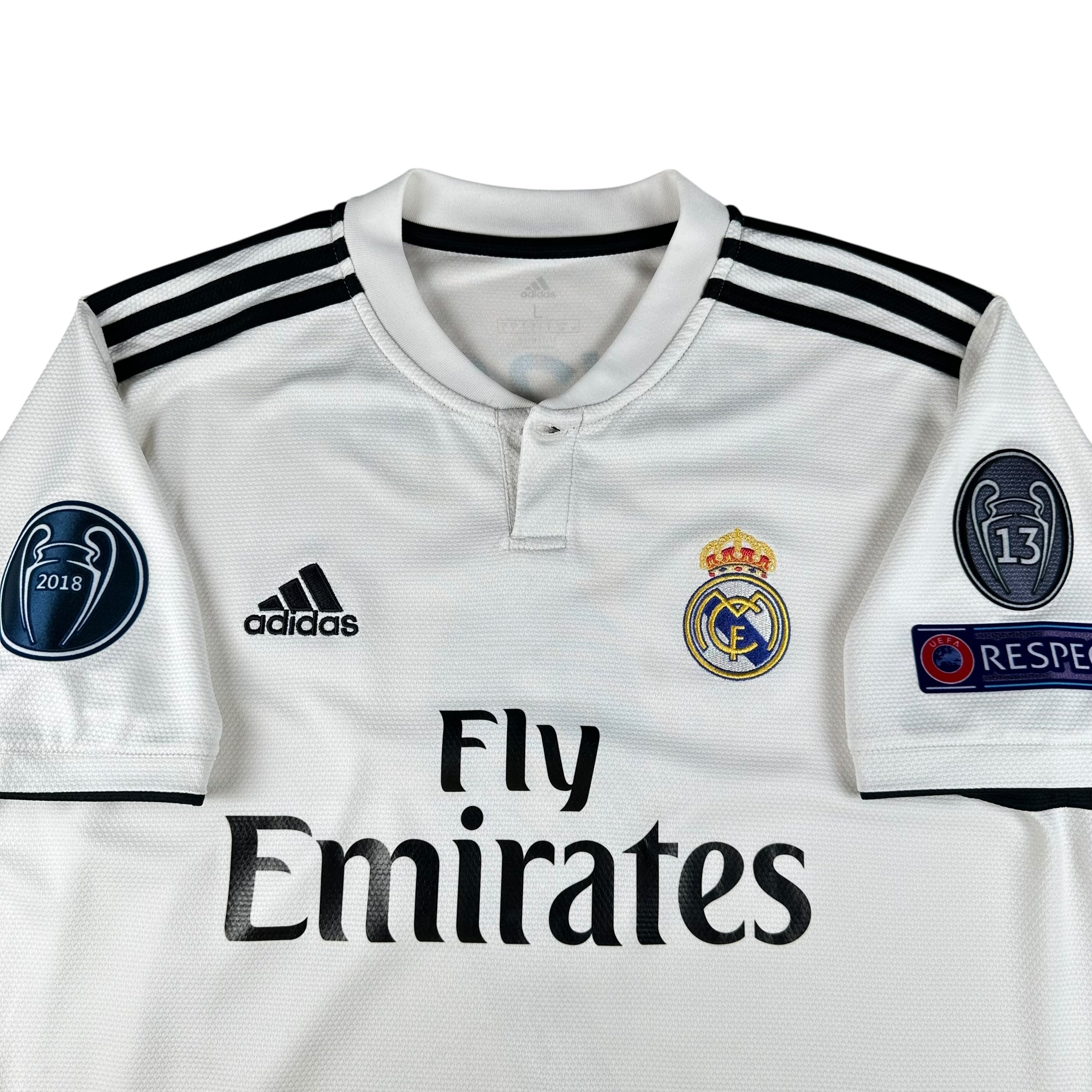 Real Madrid 2018-19 Home Shirt (L) Benzema #9