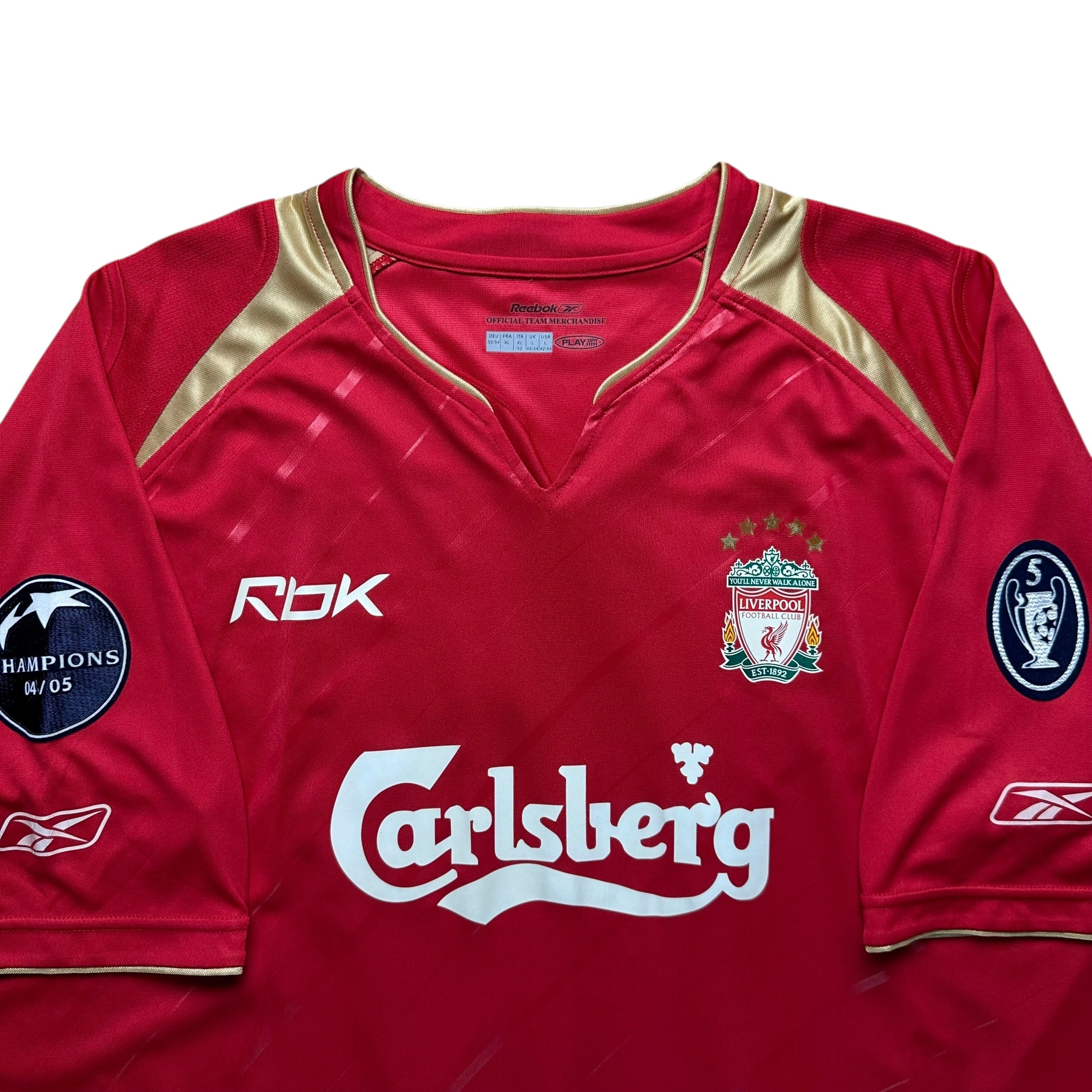 Liverpool 2005-06 European Home Shirt (L) #10