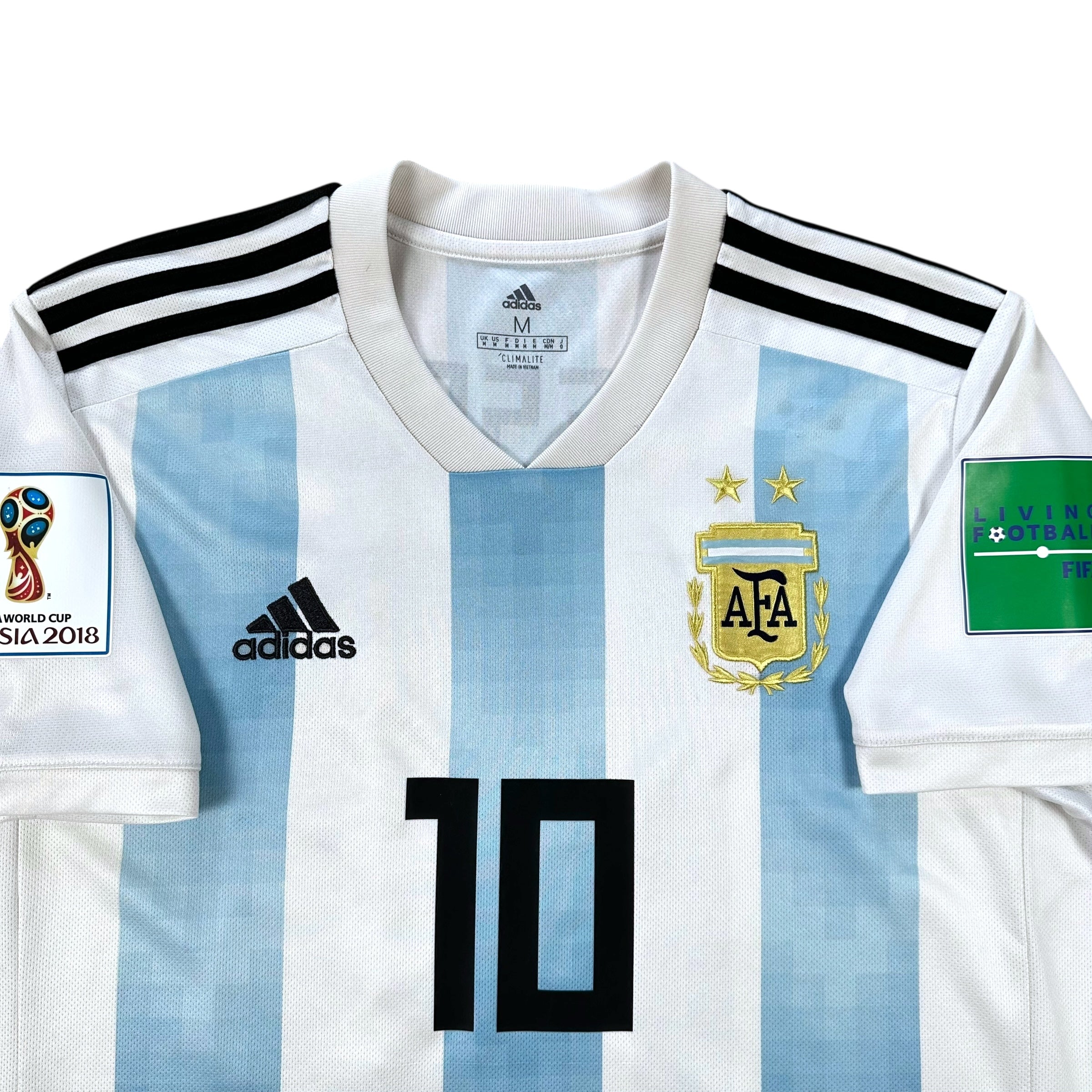 Argentina 2018 Home Shirt (M) Messi #10