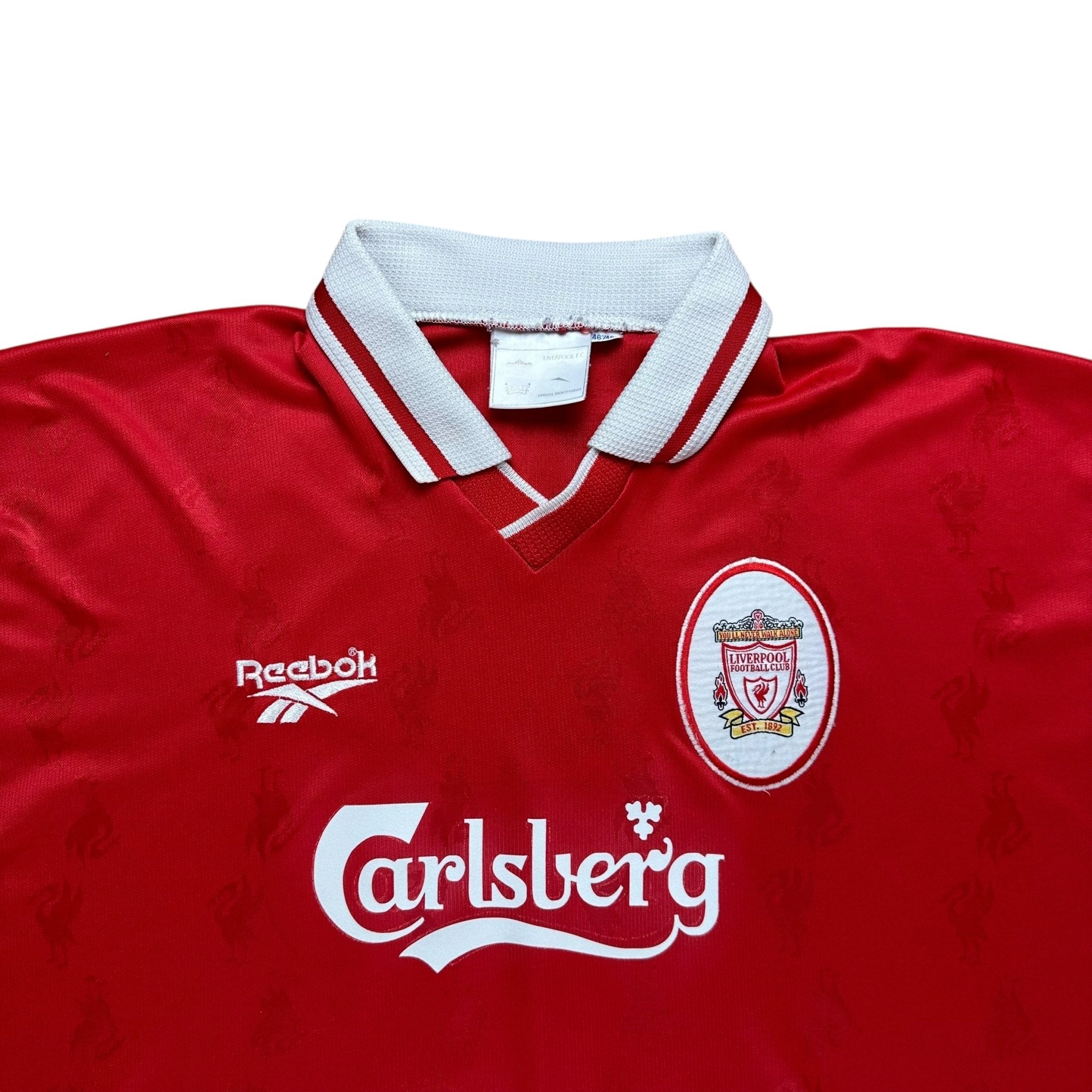 Liverpool 1996 - 98 Home Shirt (XL) Fowler 9 - Kitplug