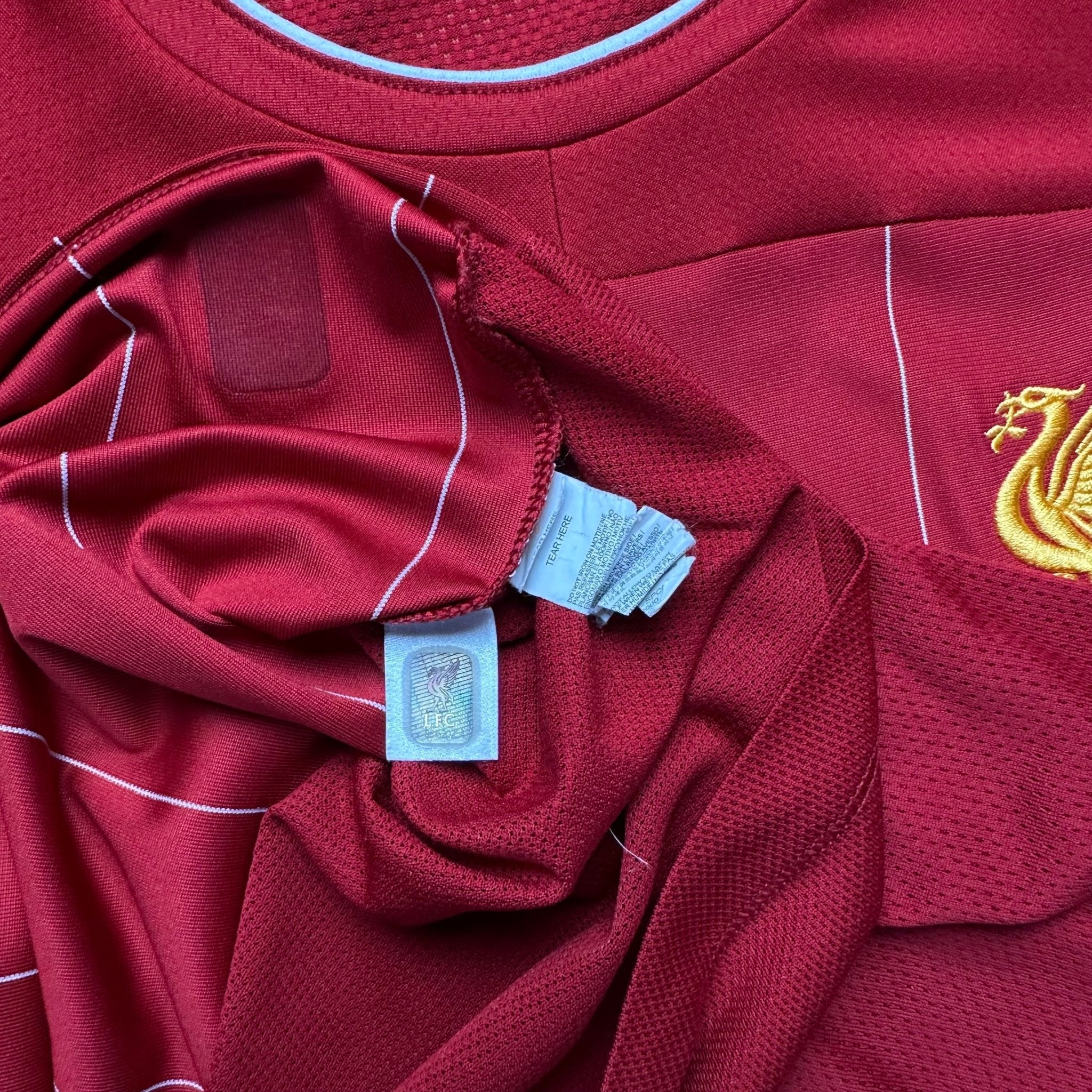 Liverpool 2019 - 20 Home Shirt “Champions” Stitched (L) M.Salah 11 - Kitplug