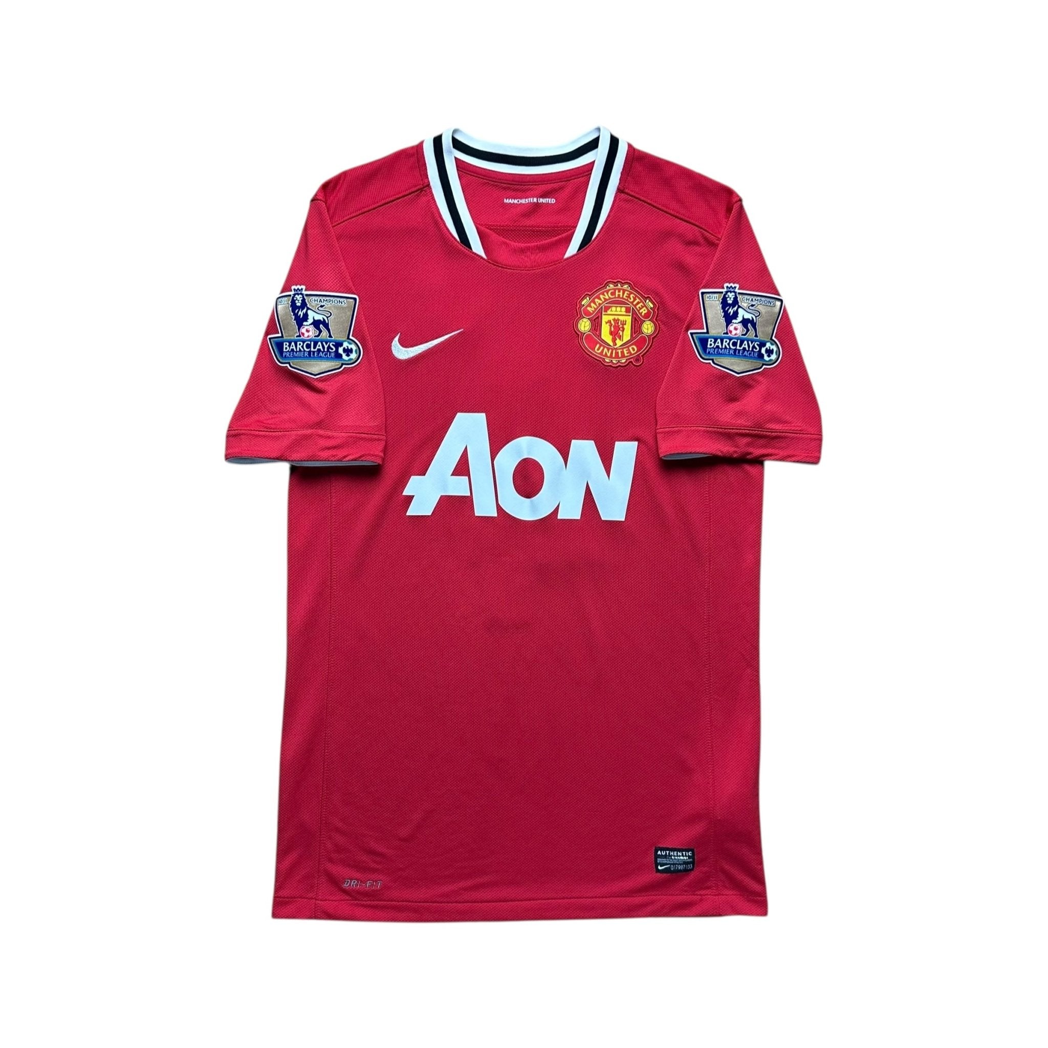 Manchester United 2011 - 12 Home Shirt (S) Jones 4 - Kitplug