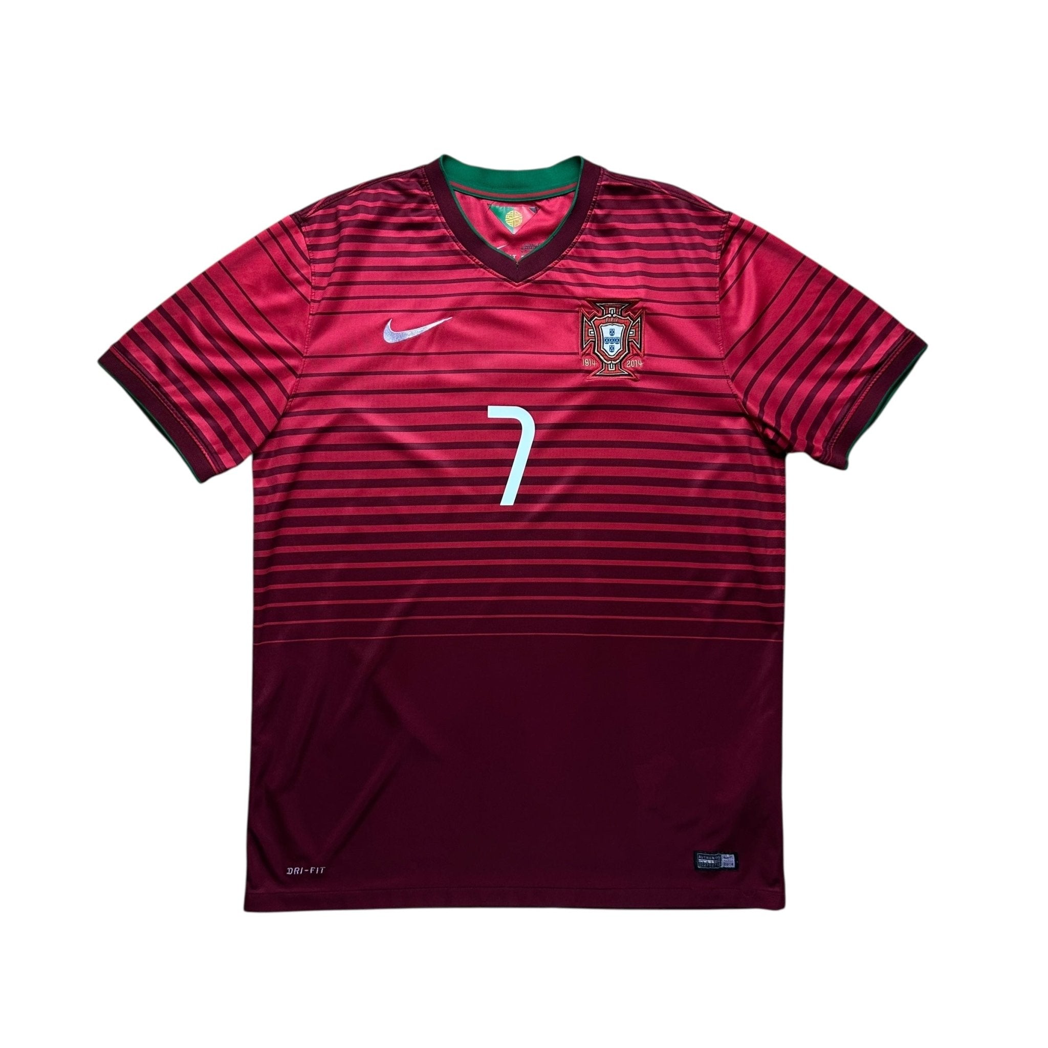 Portugal 2014 Home Shirt (L) Ronaldo 7 - Kitplug