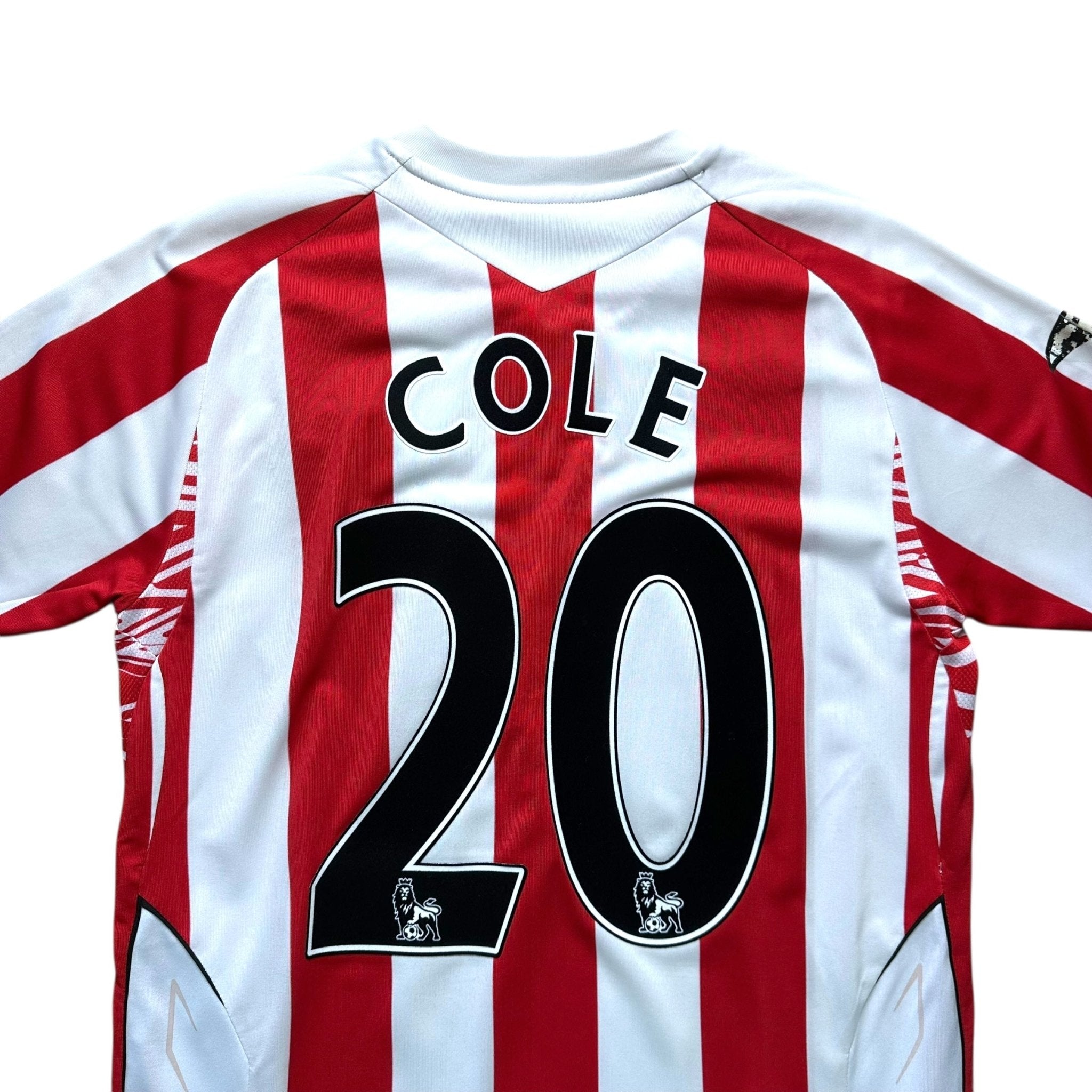 Sunderland 2007 - 08 Home Shirt (S) Cole 20 - Kitplug